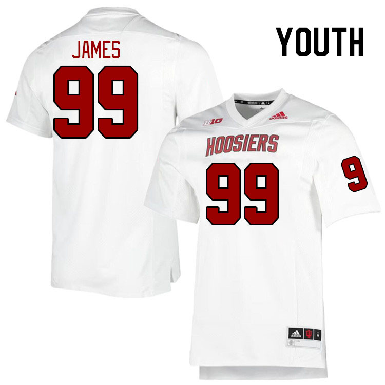 Youth #99 Nick James Indiana Hoosiers College Football Jerseys Stitched-Retro